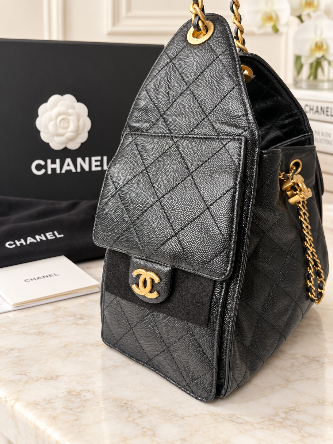 Chanel 25 Small Re-Waffle