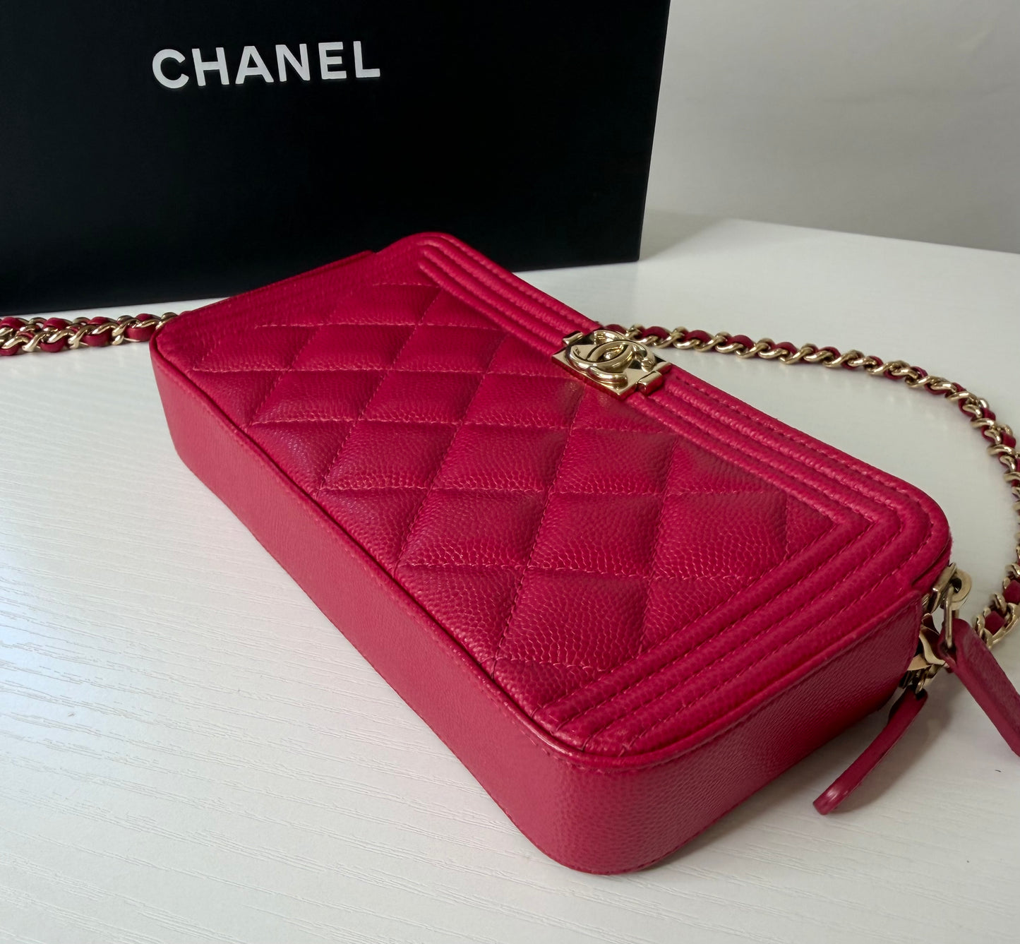 Chanel Caviar Double Zip
