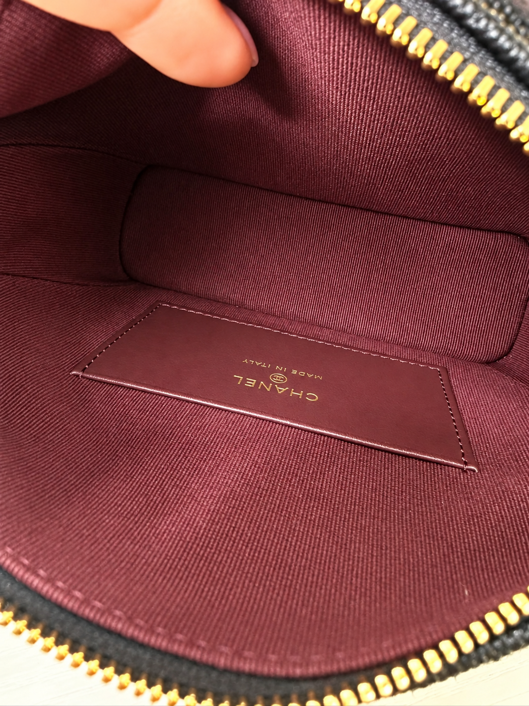 Chanel Caviar Hobo Clutch with Chain