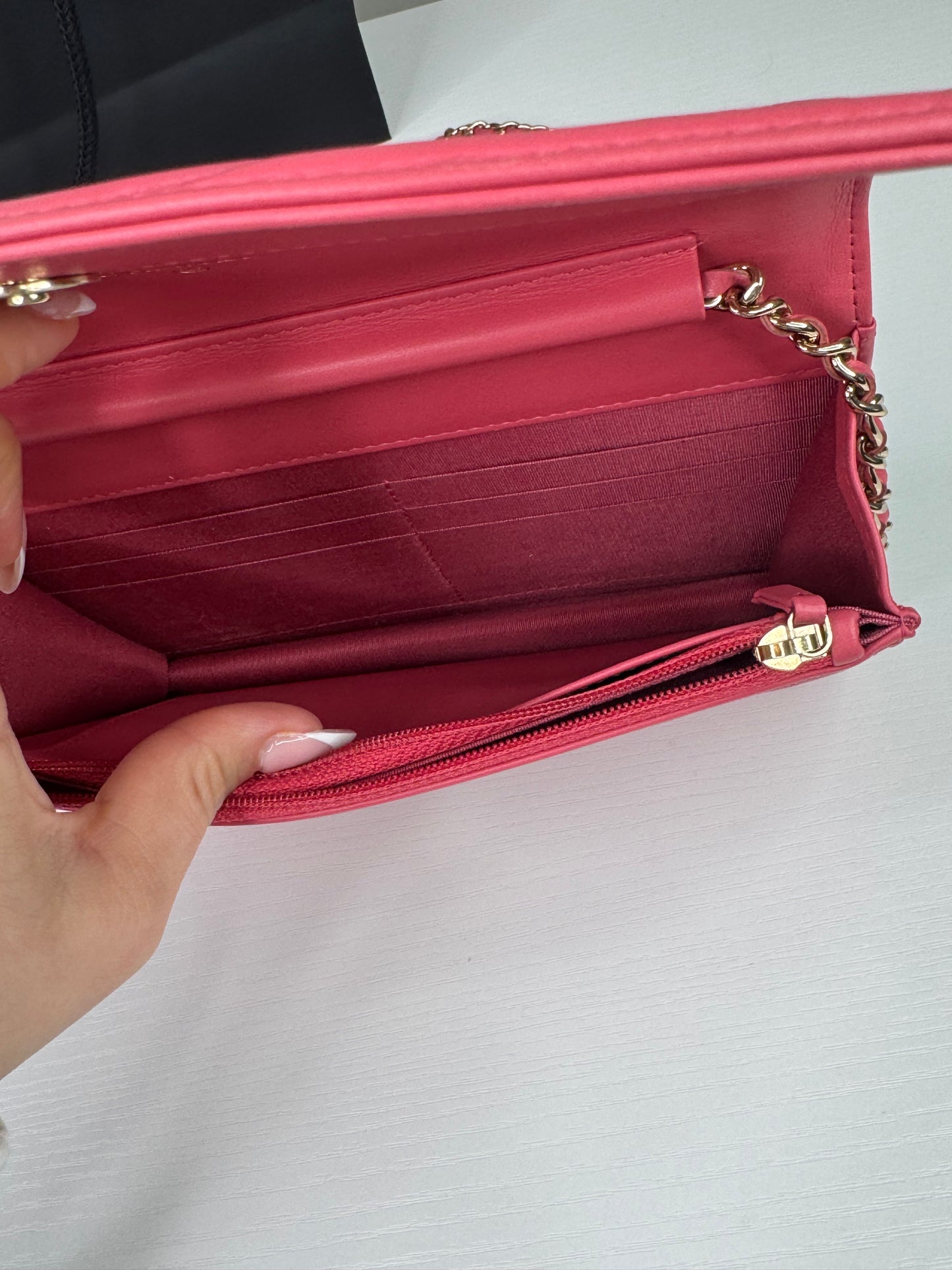 Chanel Filigree Caviar WOC