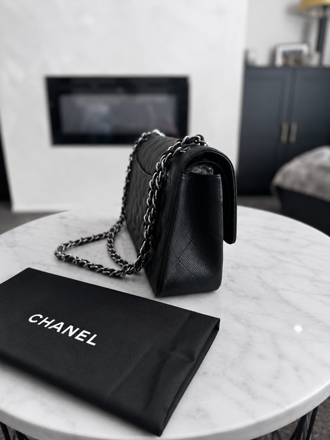 Chanel Classic Flap Caviar Jumbo