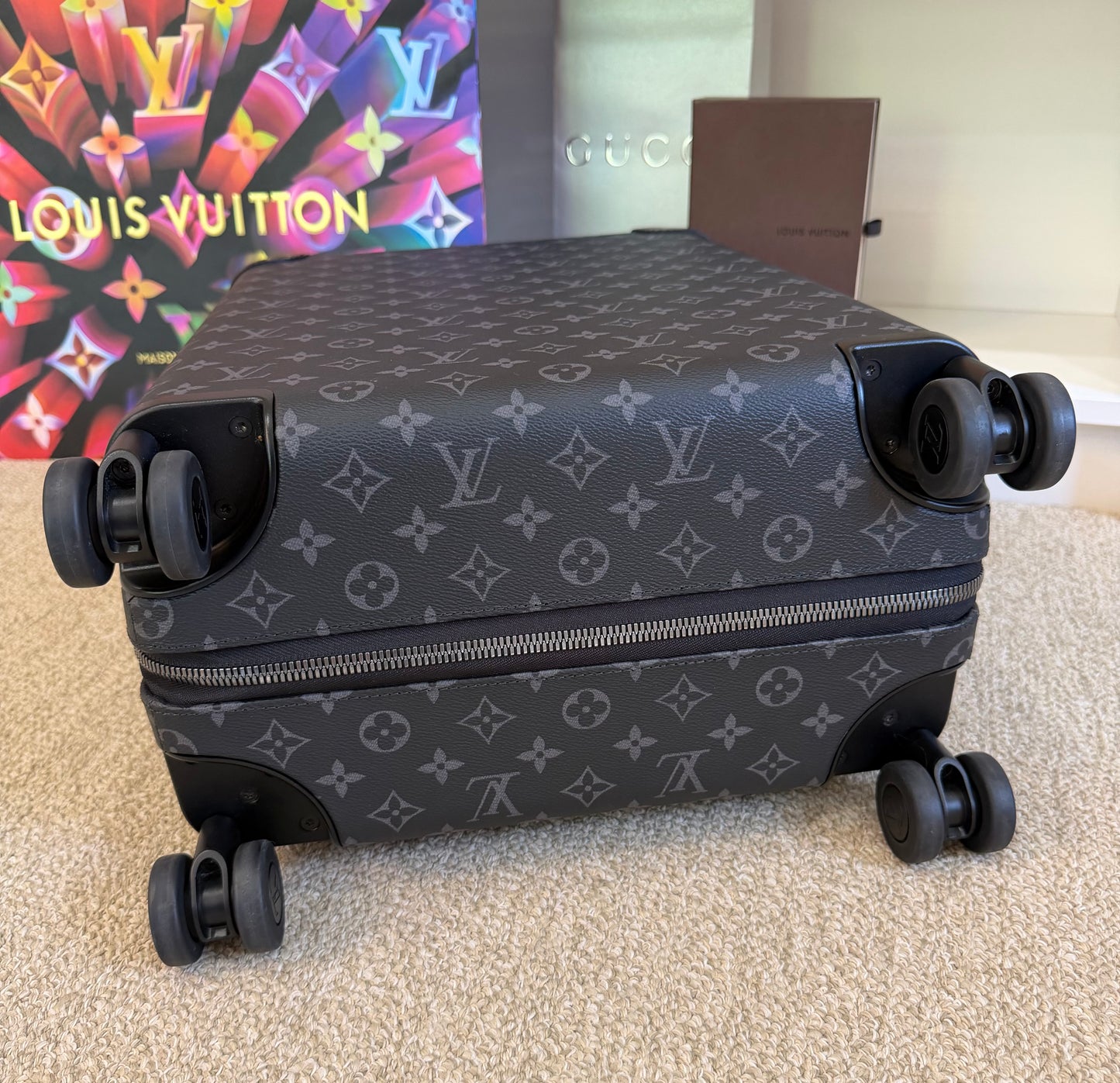 Louis Vuitton Horizon 55 Eclipse Monogram Eclipse Canvas