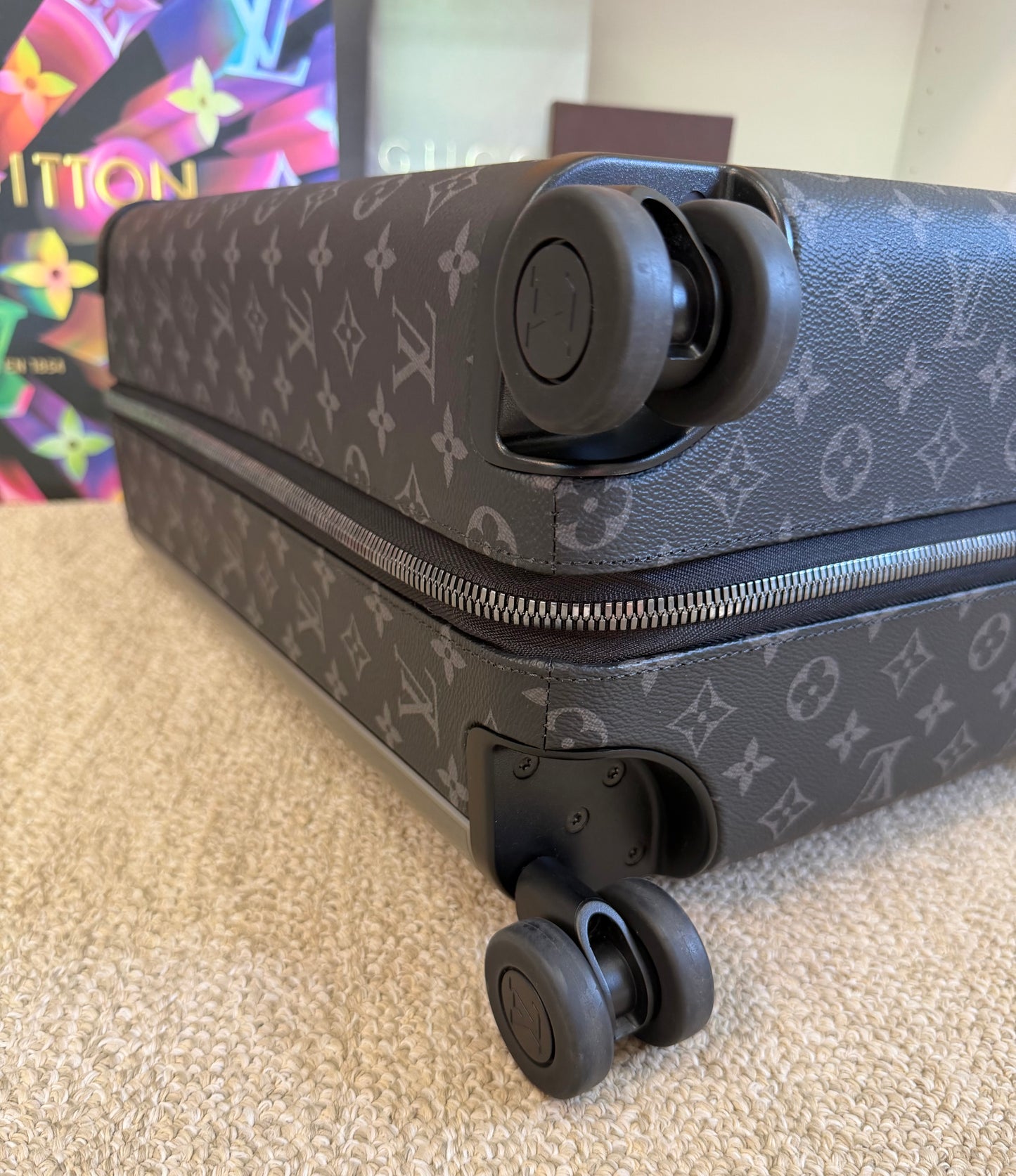 Louis Vuitton Horizon 55 Eclipse Monogram Eclipse Canvas