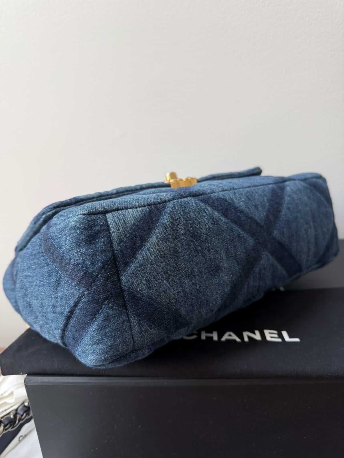 Chanel 19 Large Denim