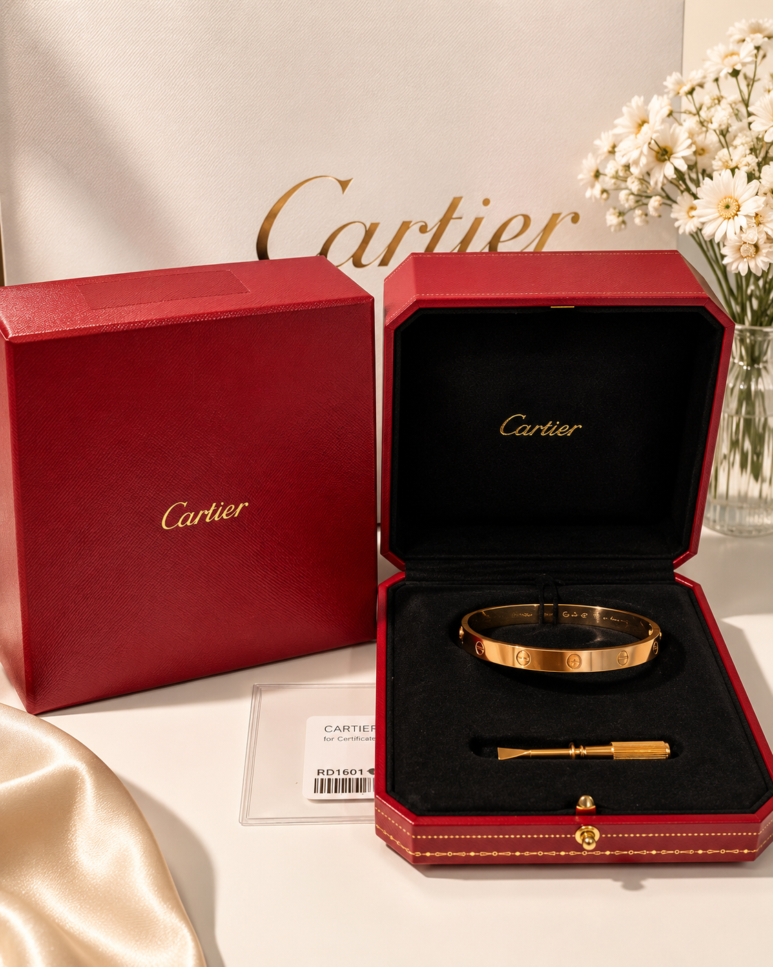 Cartier Classic Love Bracelet GHW