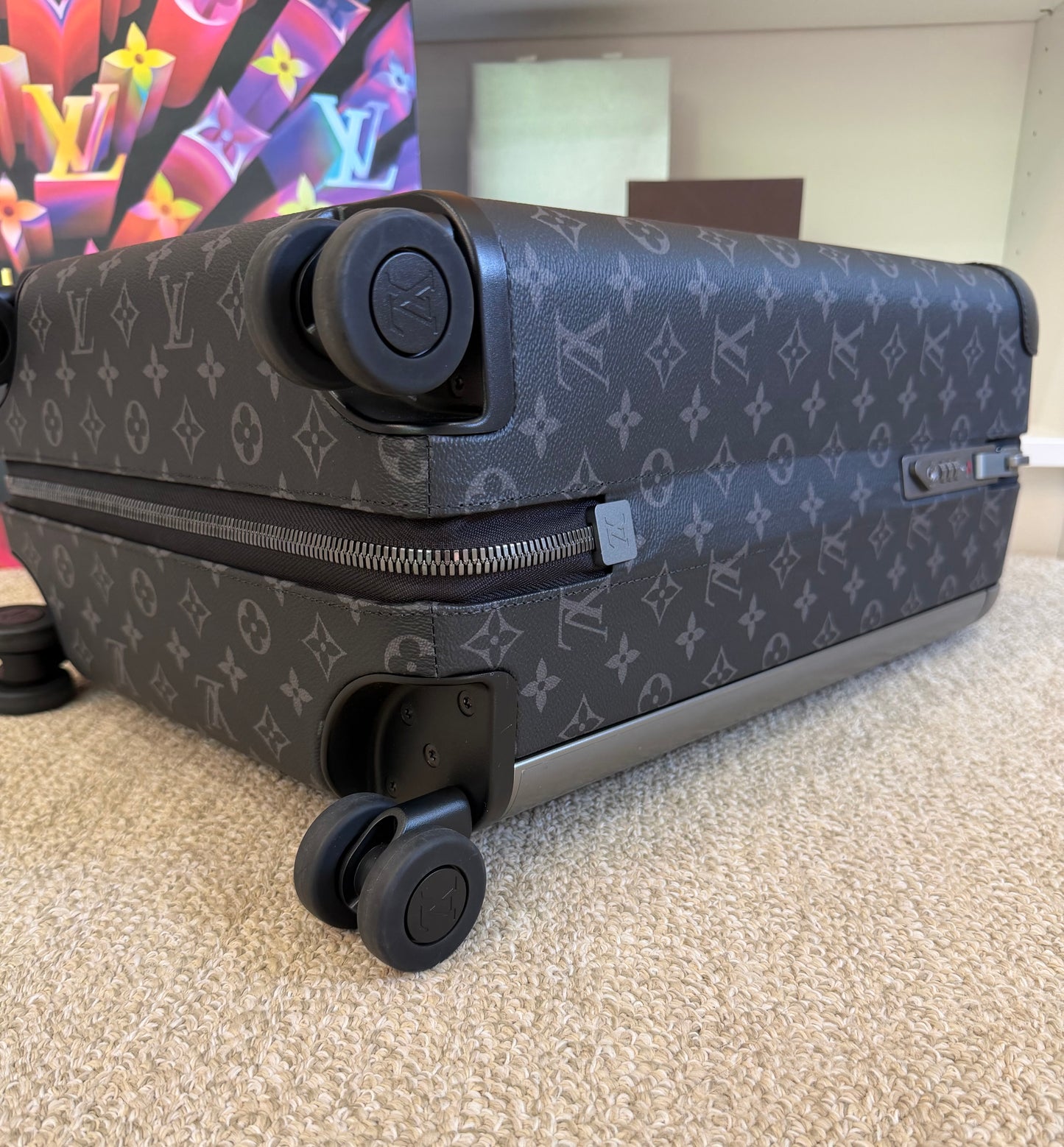 Louis Vuitton Horizon 55 Eclipse Monogram Eclipse Canvas