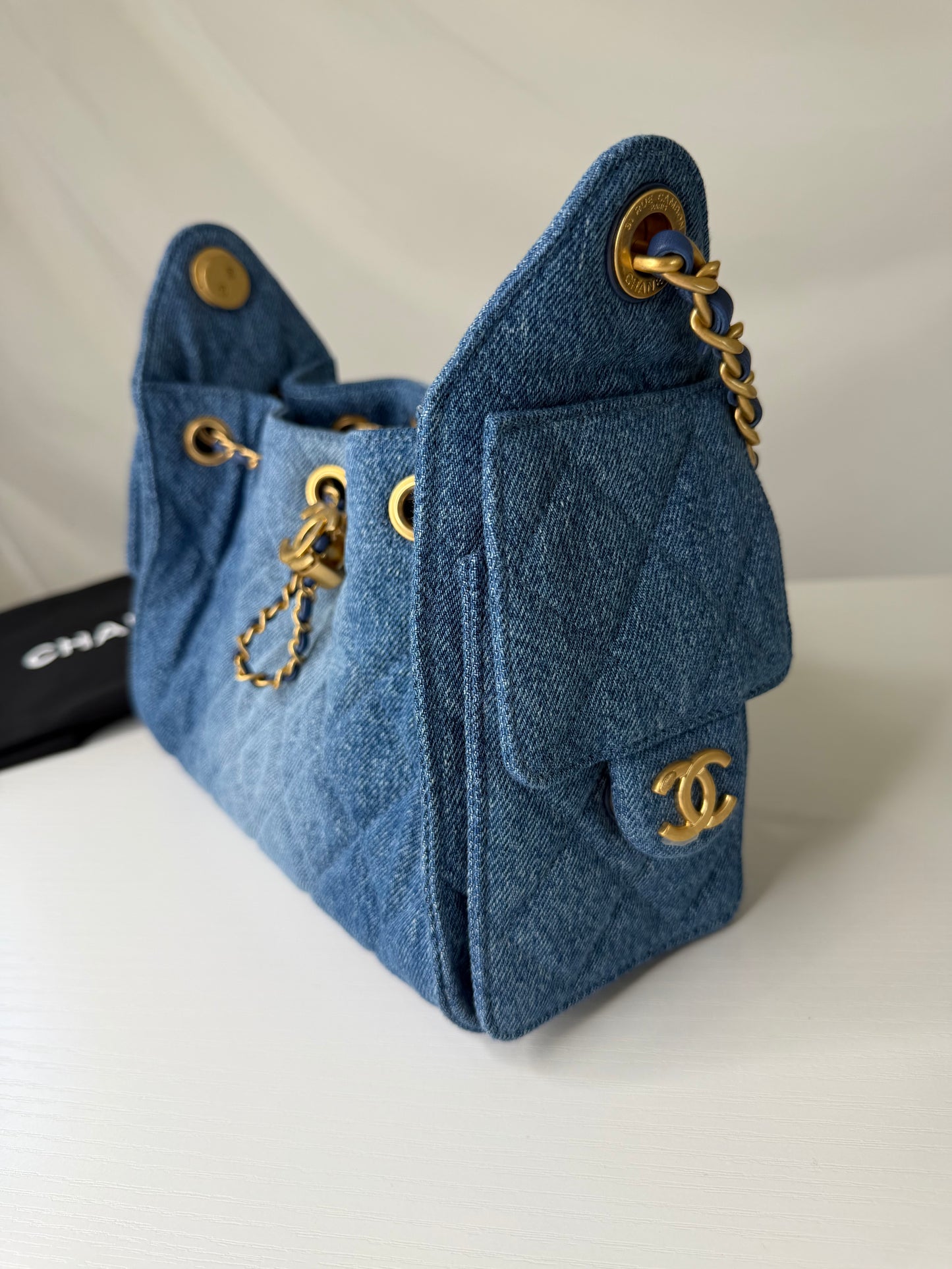 Chanel 25 Denim Mini