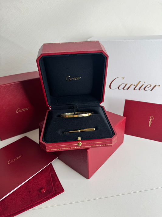 Cartier Love Bracelet Small Sz 17