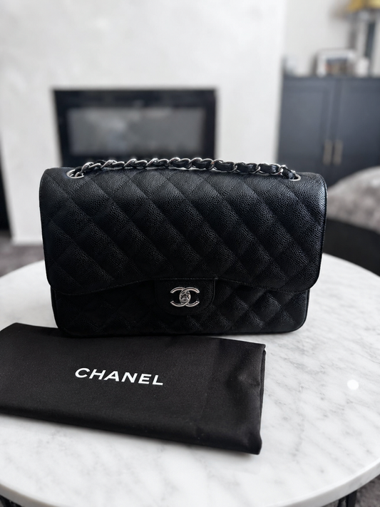 Chanel Classic Flap Caviar Jumbo