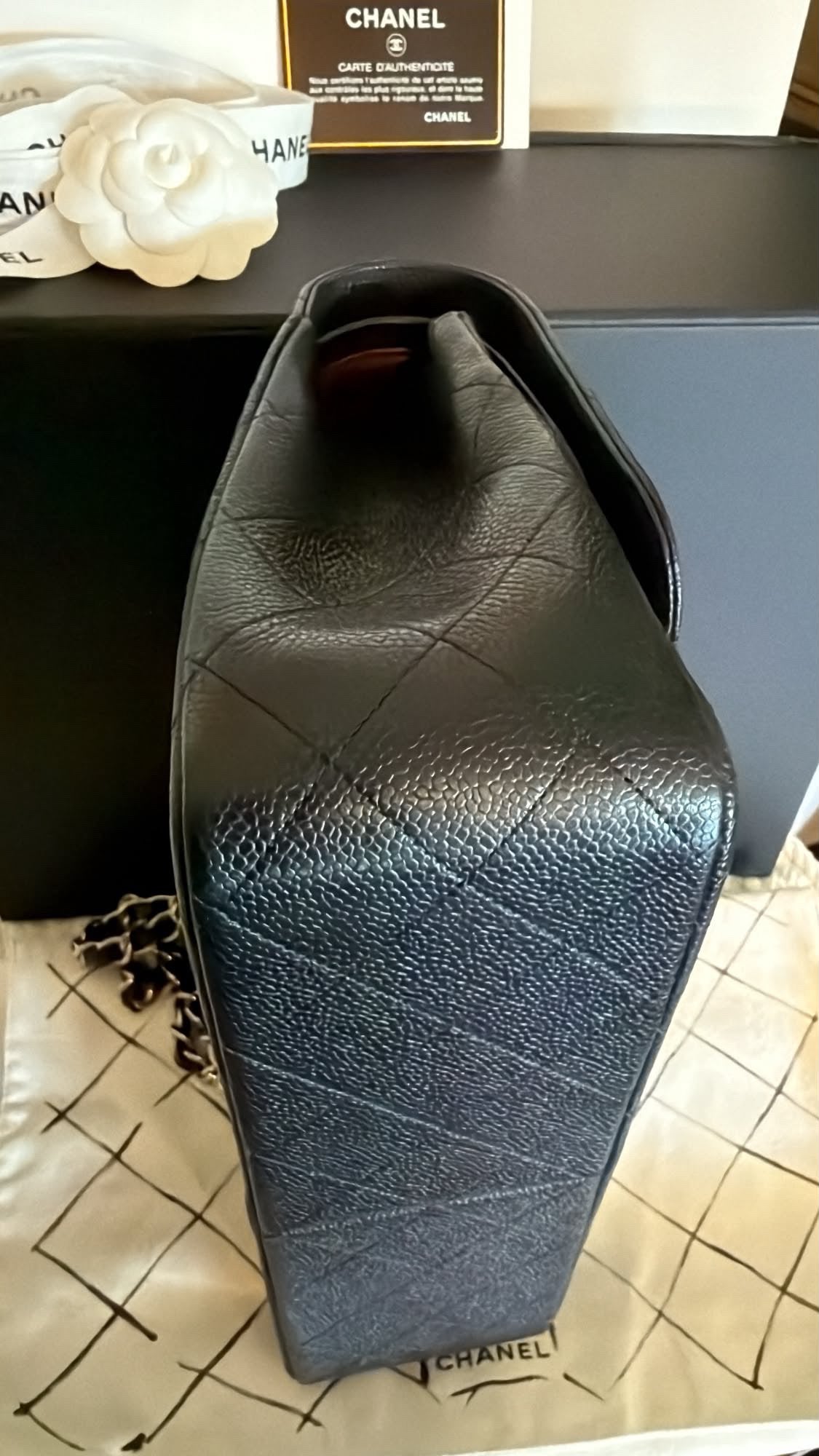 Chanel Caviar Jumbo Black SHW