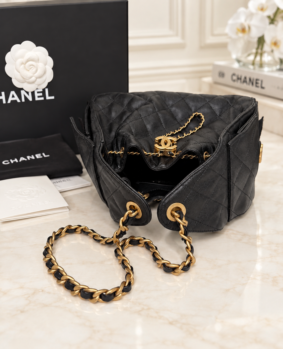 Chanel 25 Small Re-Waffle