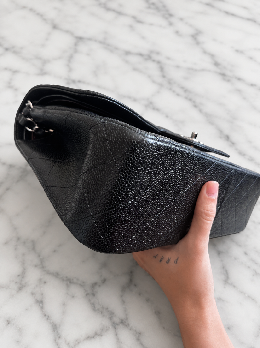 Chanel Classic Flap Caviar Jumbo