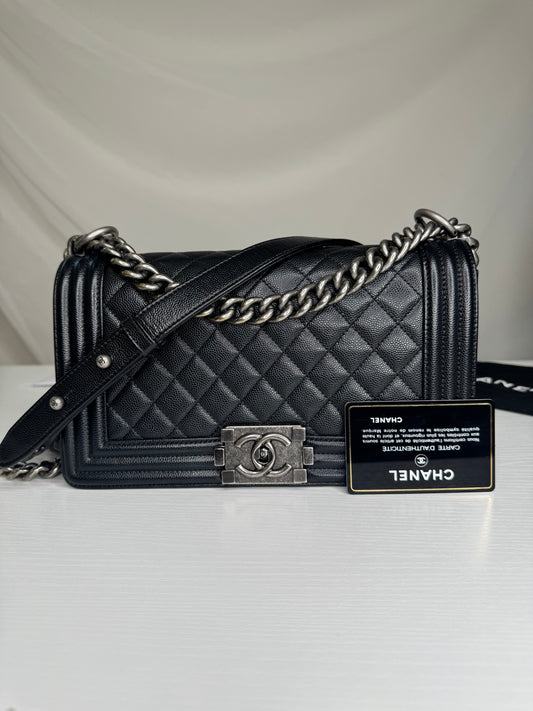 Chanel Caviar Boy Old Medium