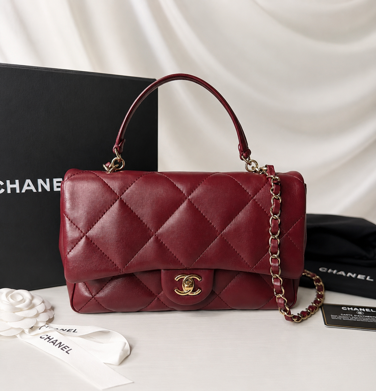 Chanel Lambskin Easy Carry Flap