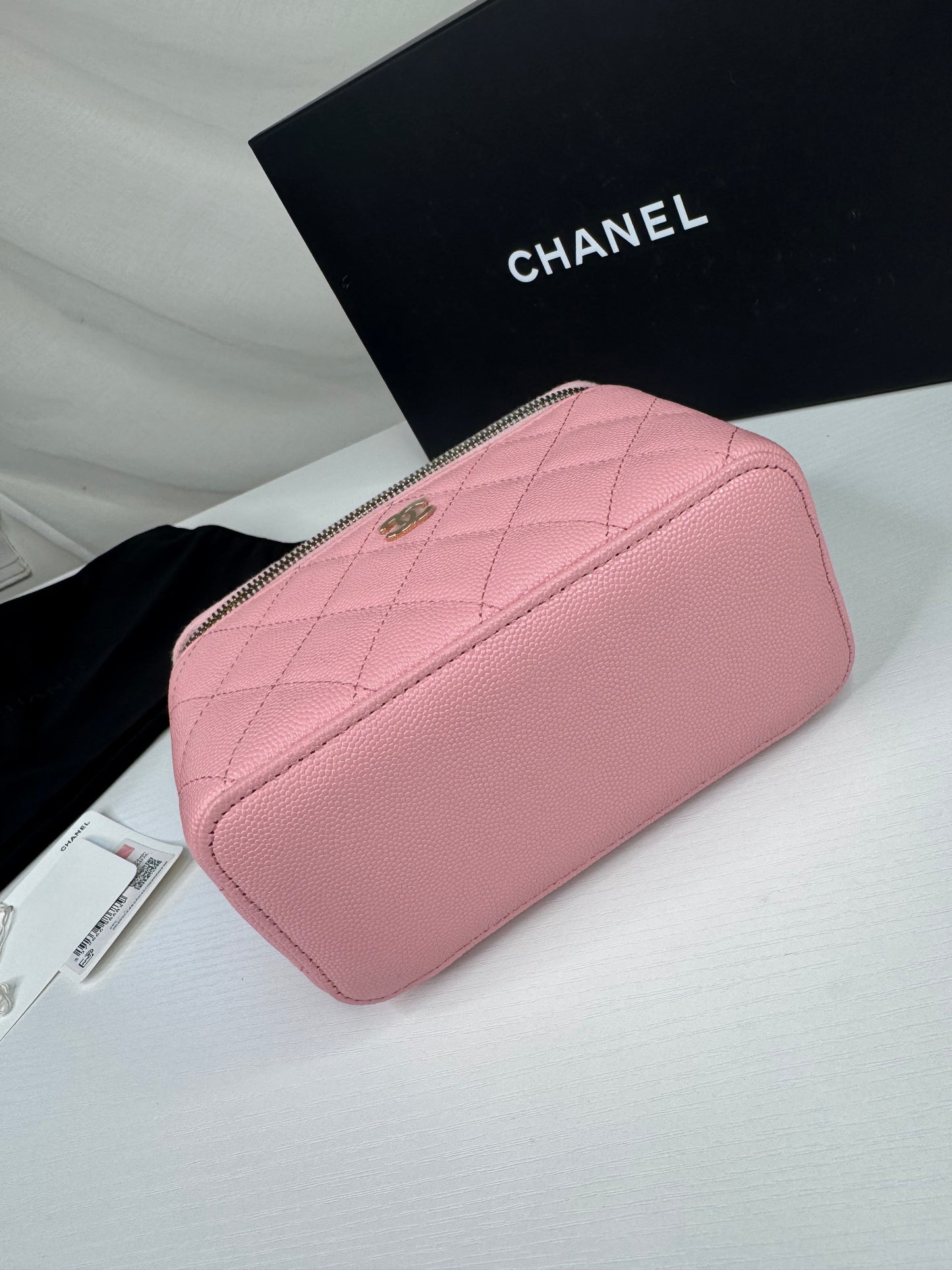 Chanel Caviar Vanity Pink GHW