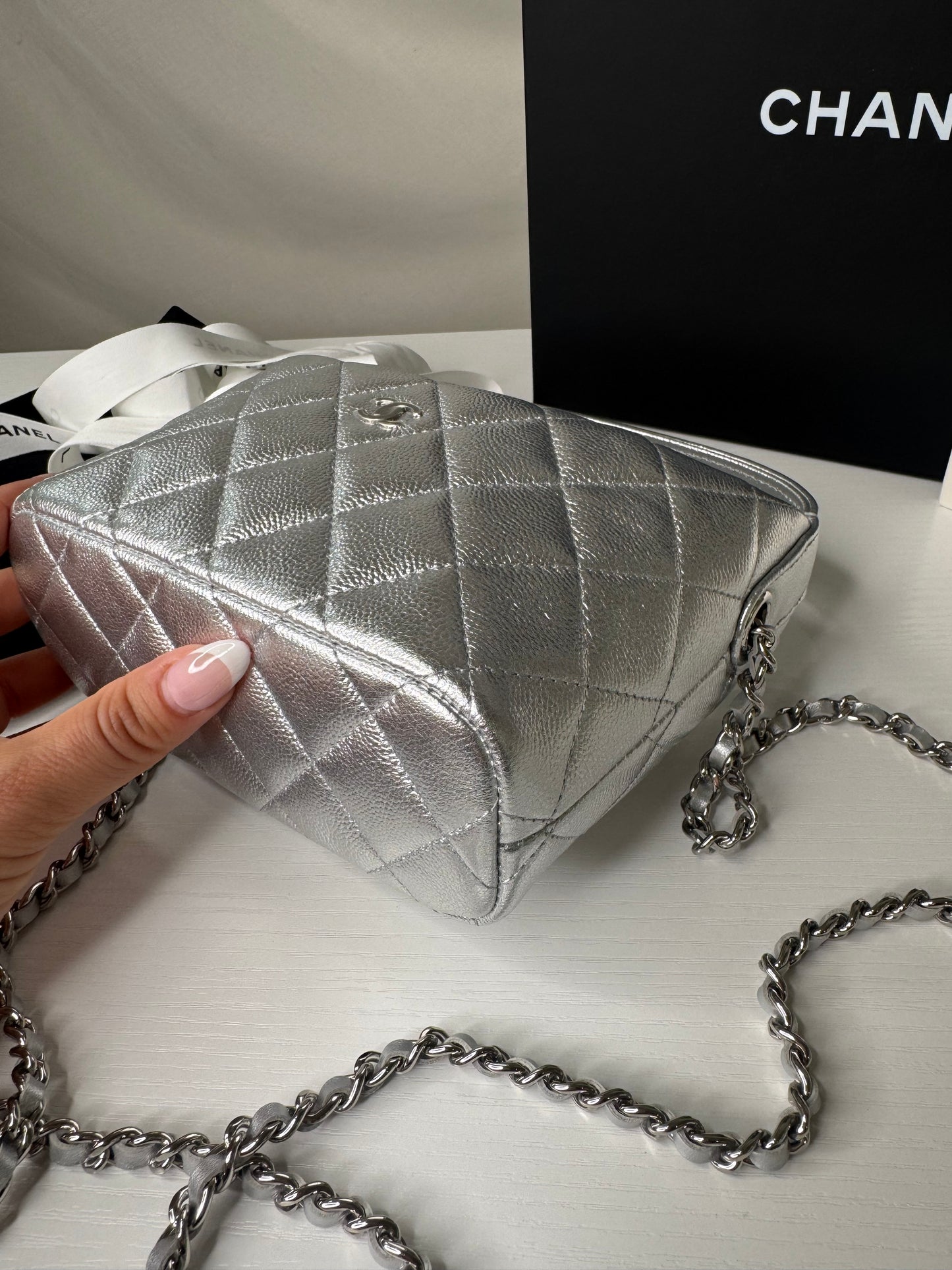 Chanel Caviar Mini Hobo Re-Waffle