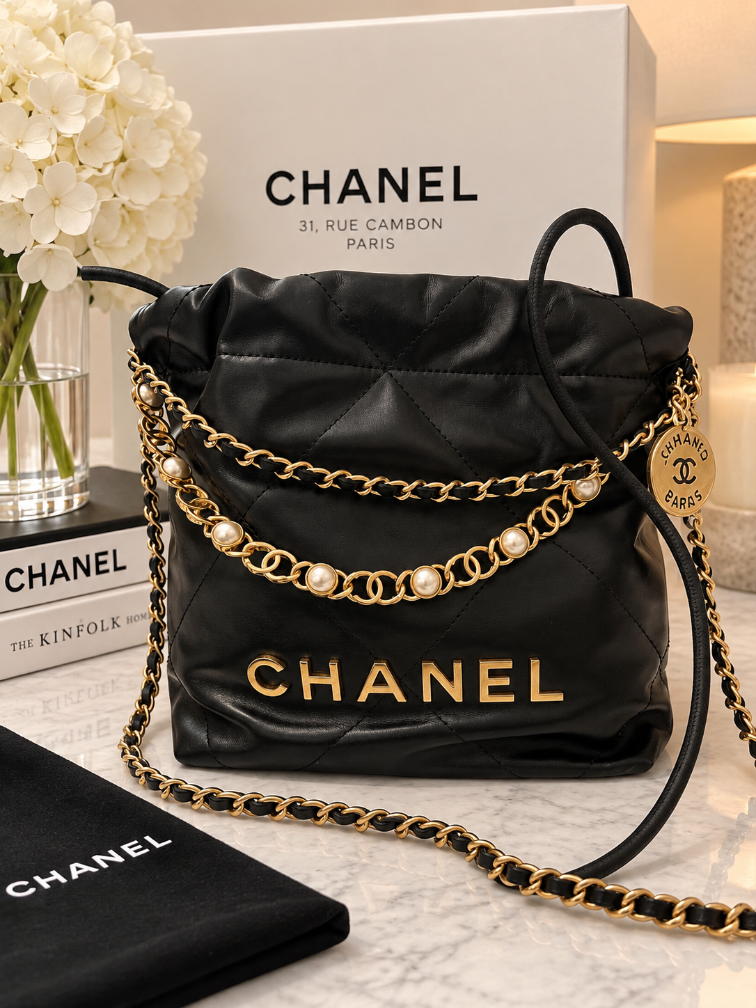 Chanel 22 Pearl Mini