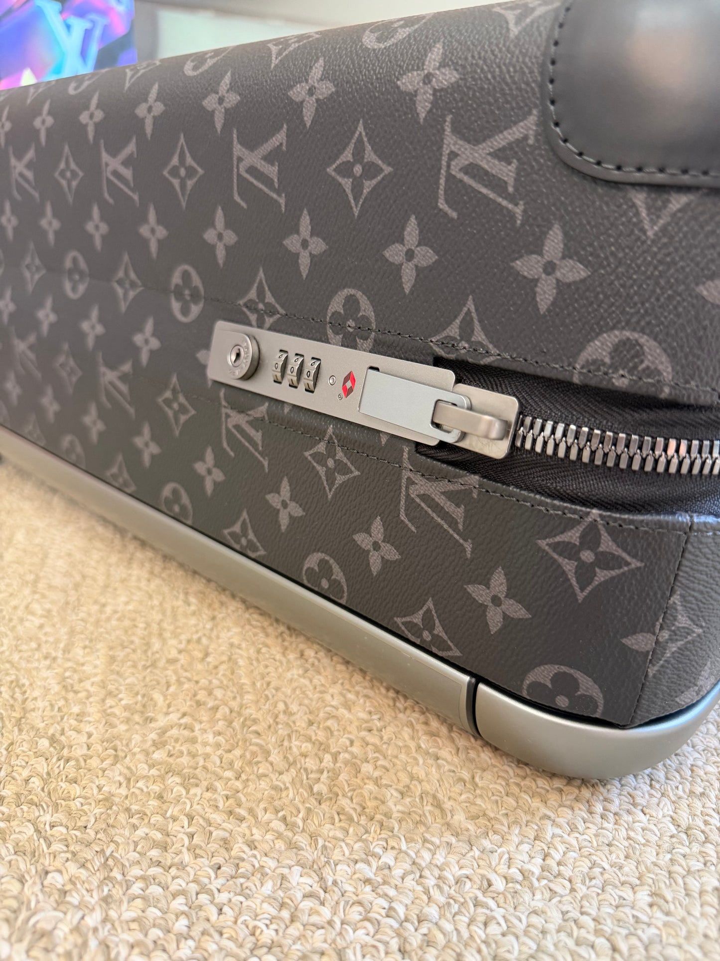 Louis Vuitton Horizon 55 Eclipse Monogram Eclipse Canvas