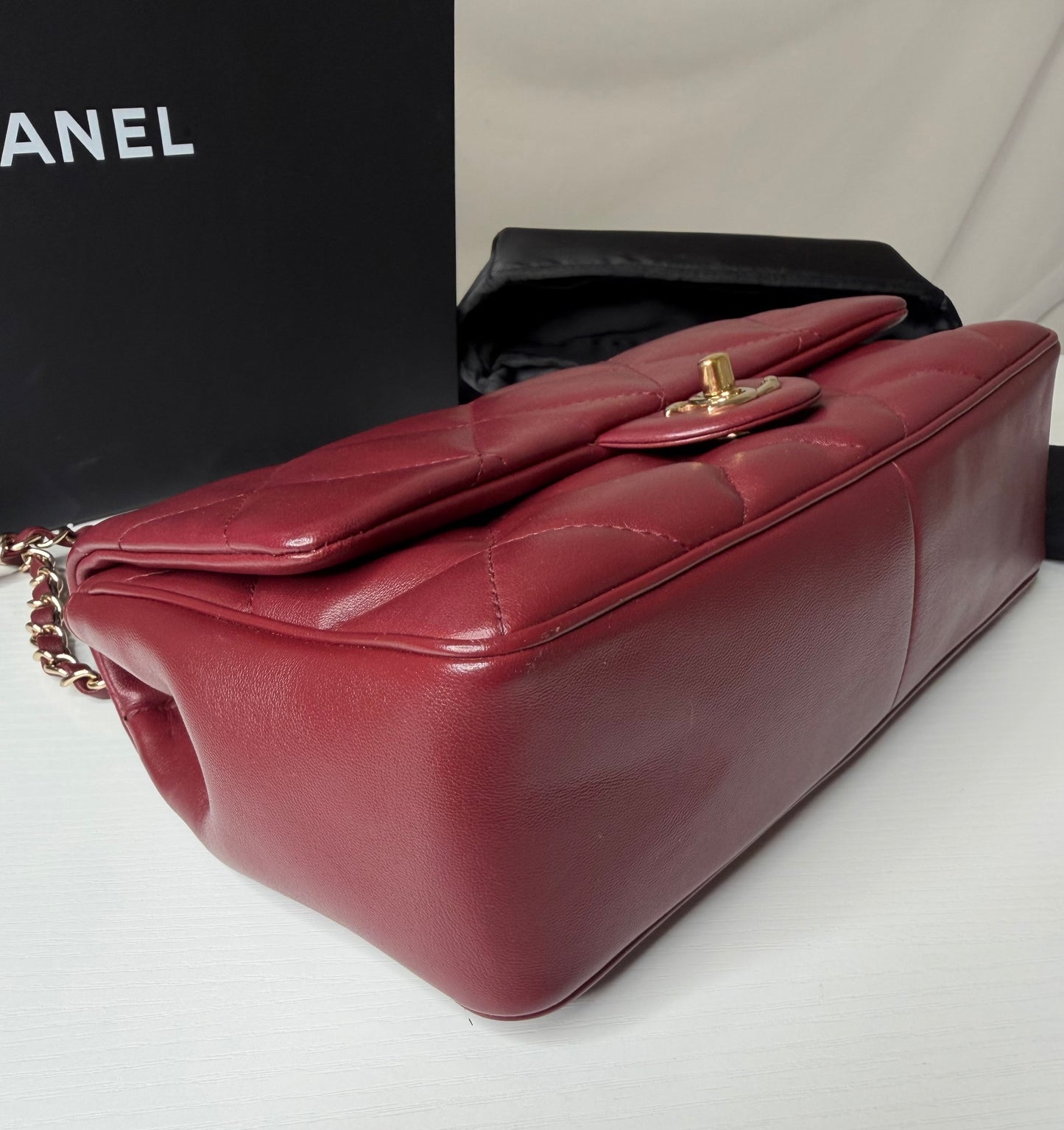 Chanel Lambskin Easy Carry Flap