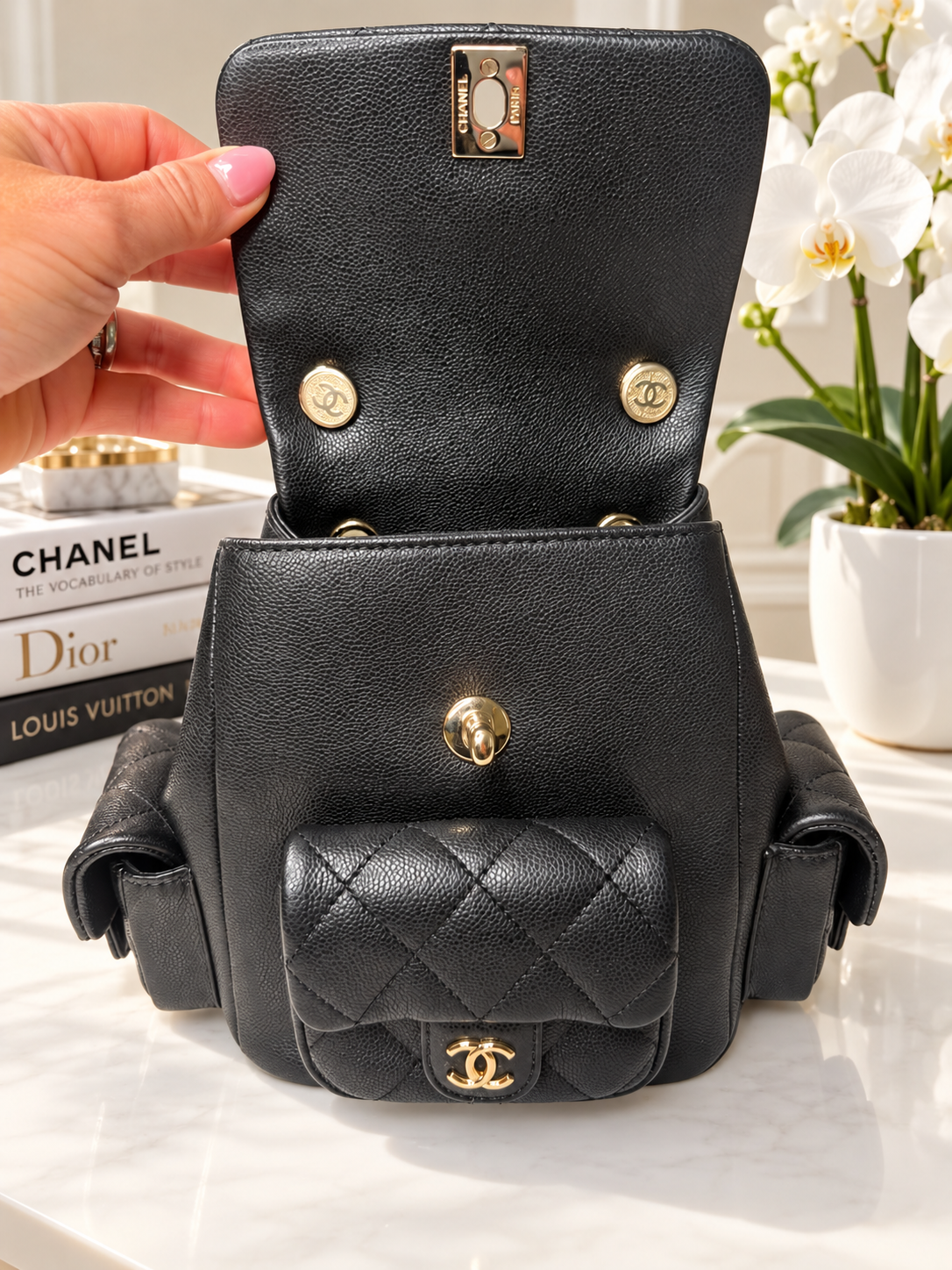 Chanel Caviar Duma Backpack