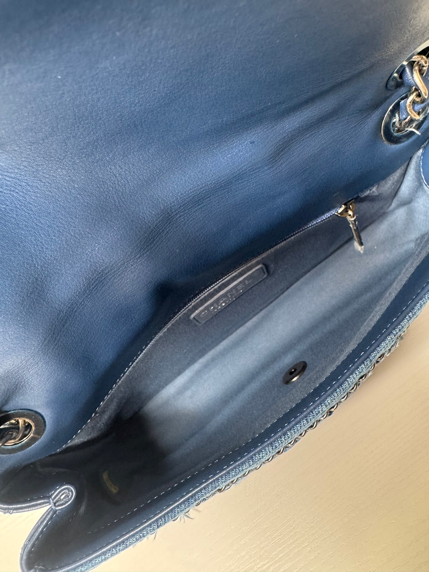 Chanel
Paris-Dubai Medium Denim Flap Bag