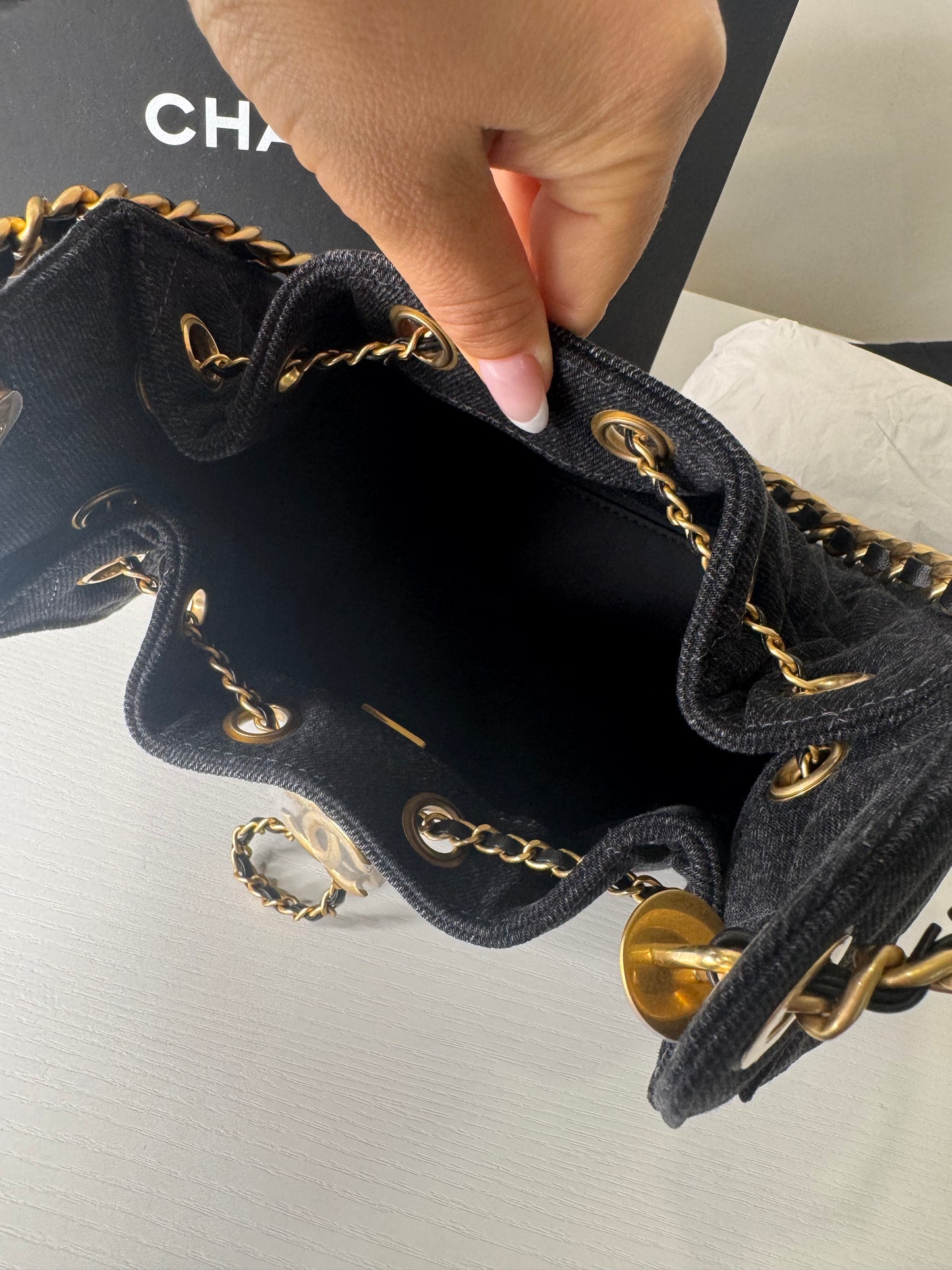 Chanel 25 Mini Denim