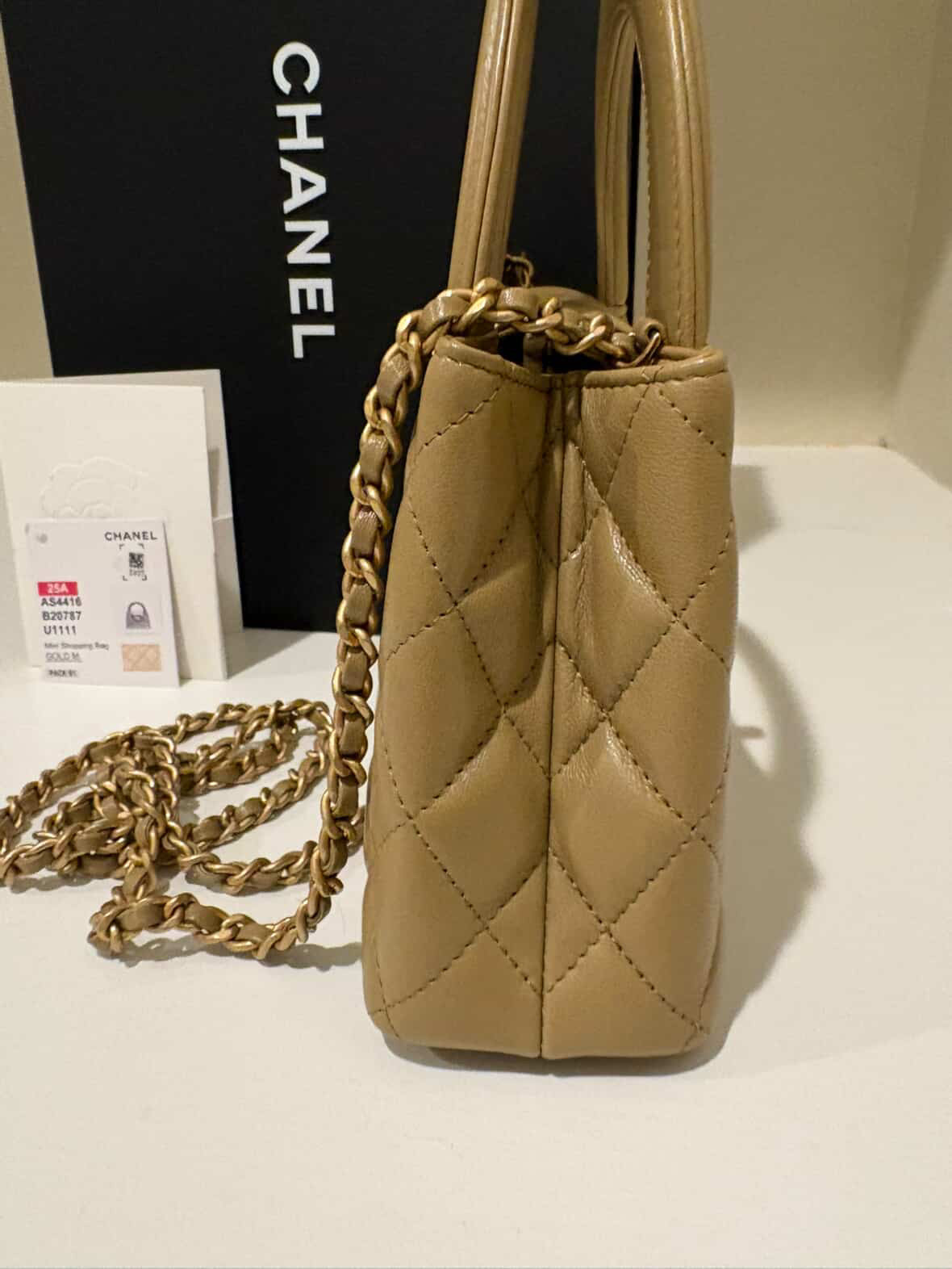 Chanel Kelly Beige GHW