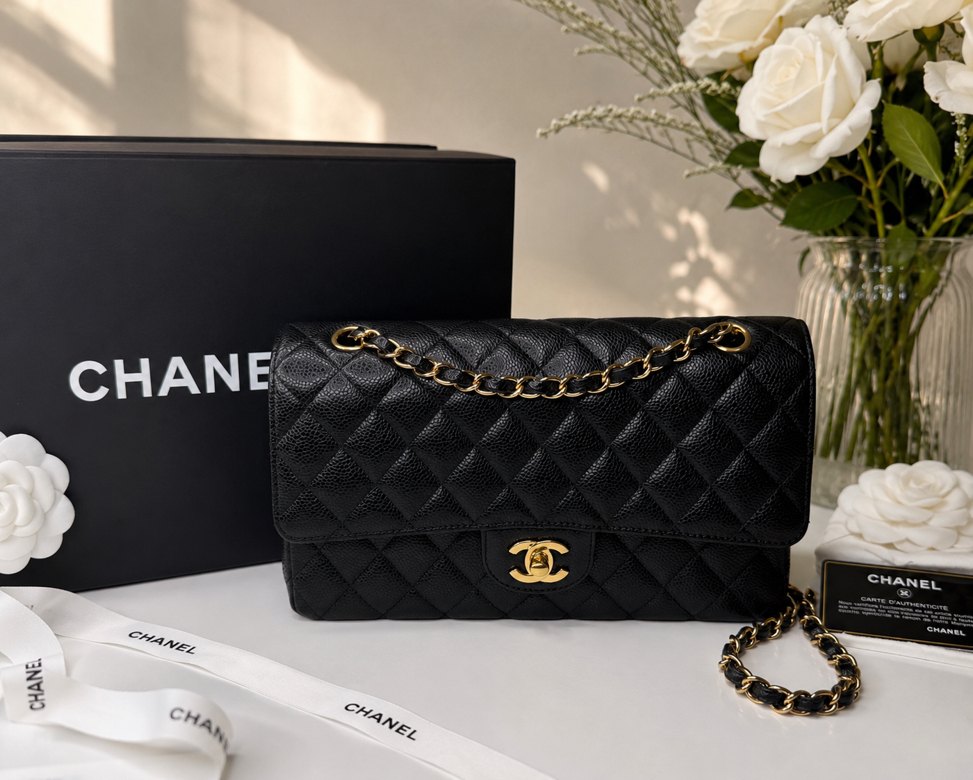 Chanel Caviar Classic Flap Medium