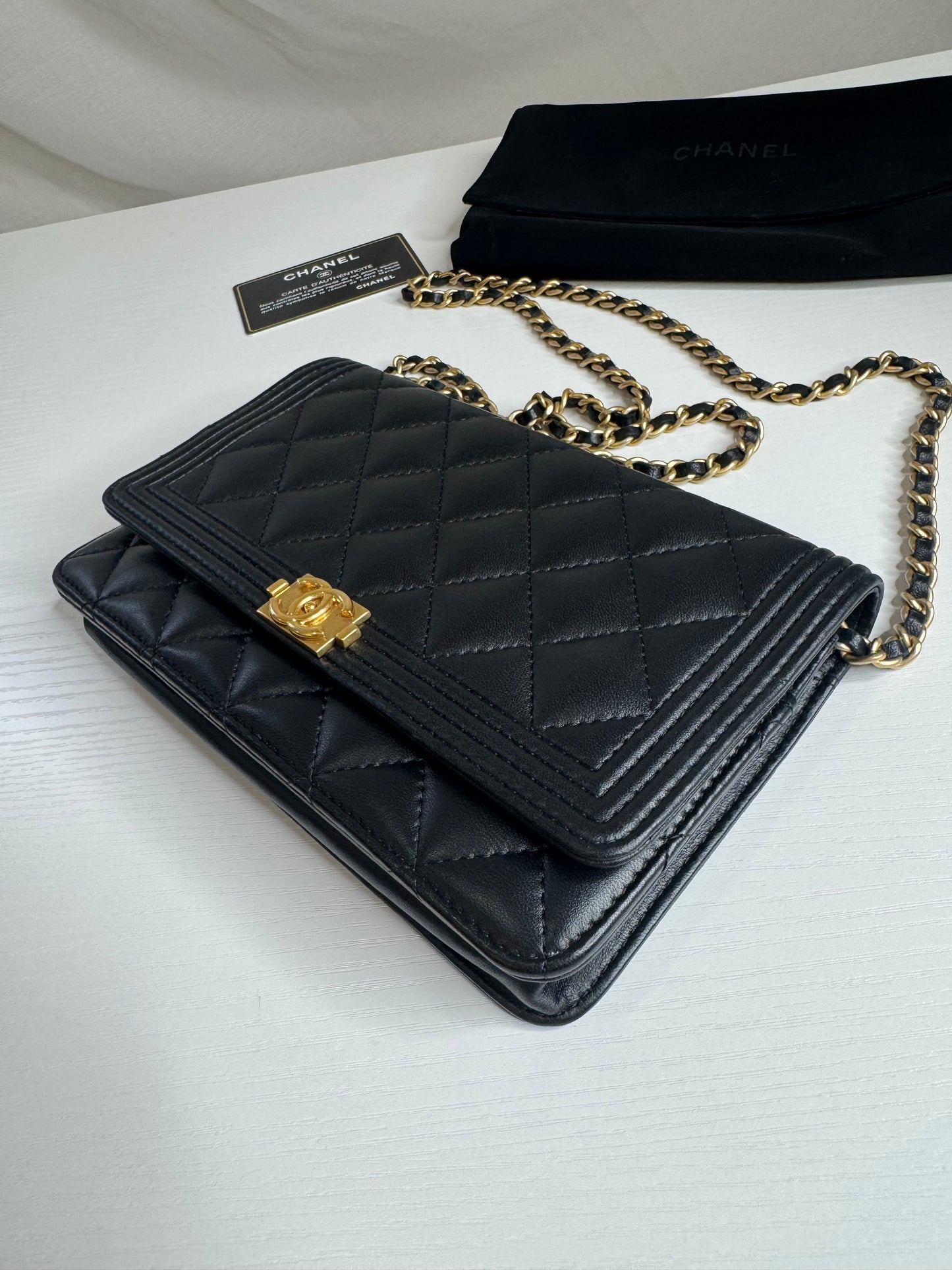 Chanel Boy WOC Lambskin