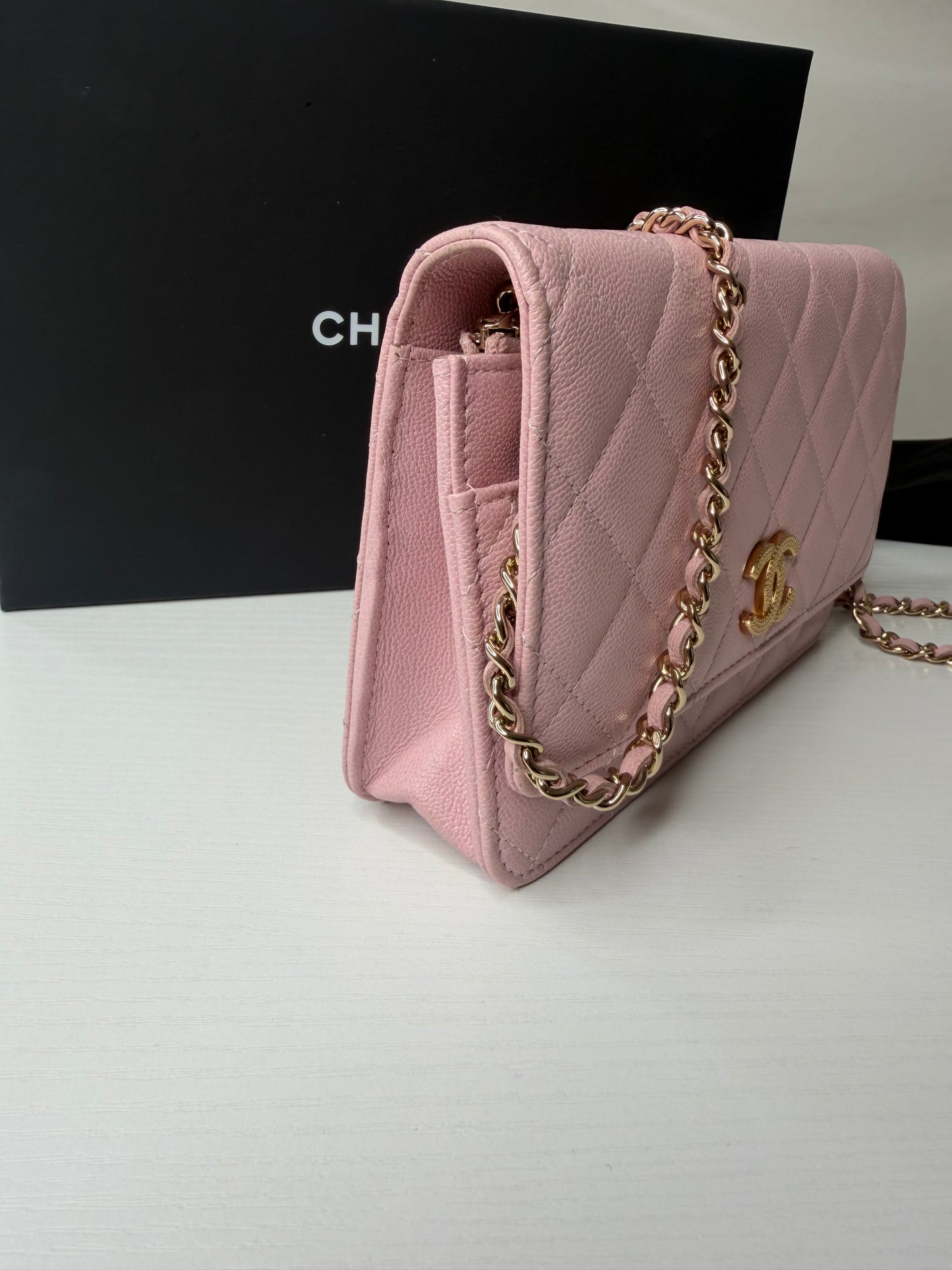 Chanel Caviar Pink WOC