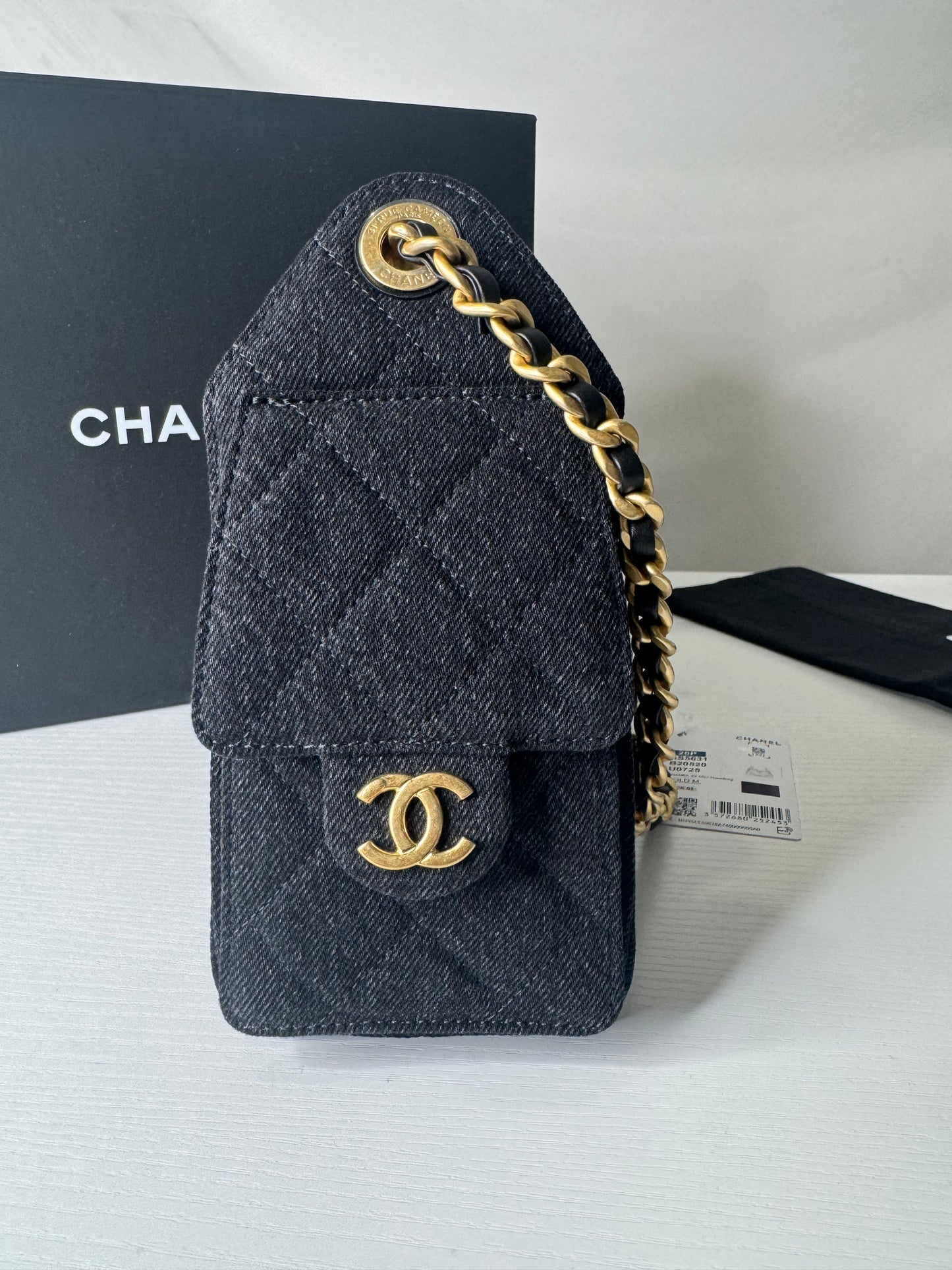 Chanel 25 Mini Denim (re-waffle)