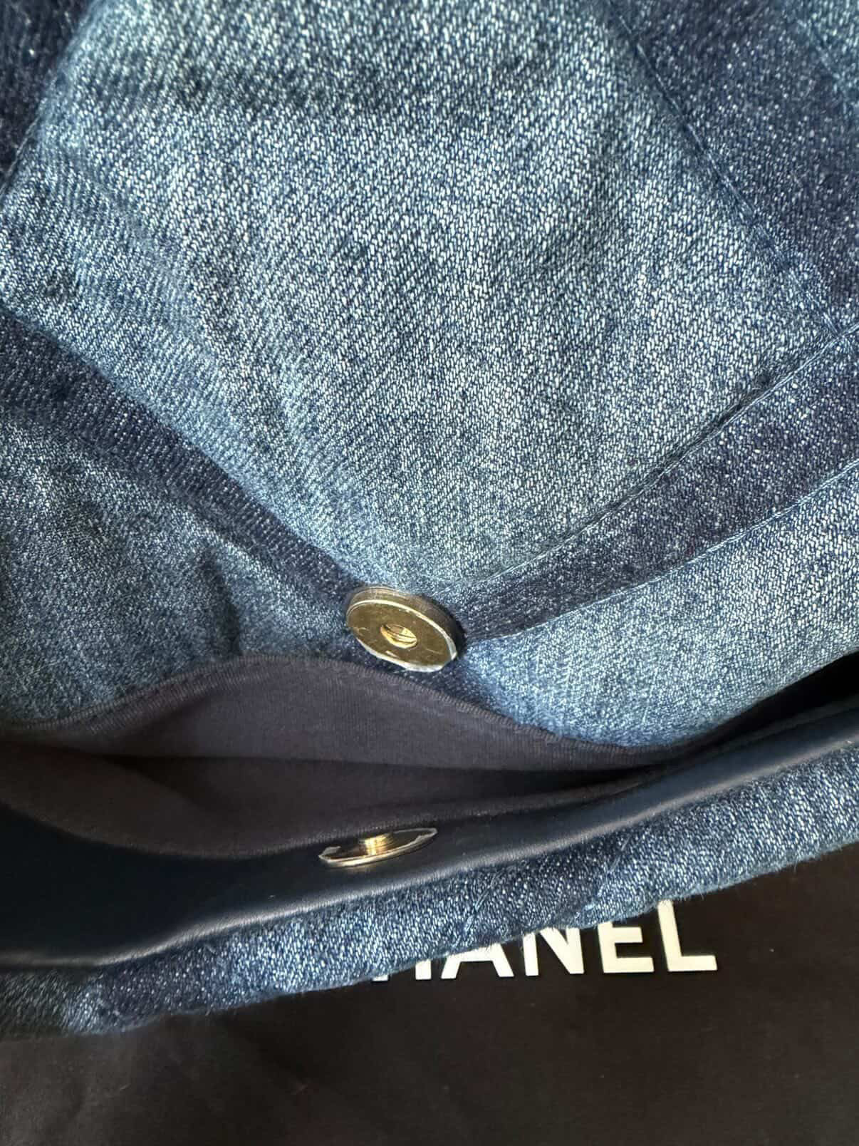 Chanel 19 Large Denim