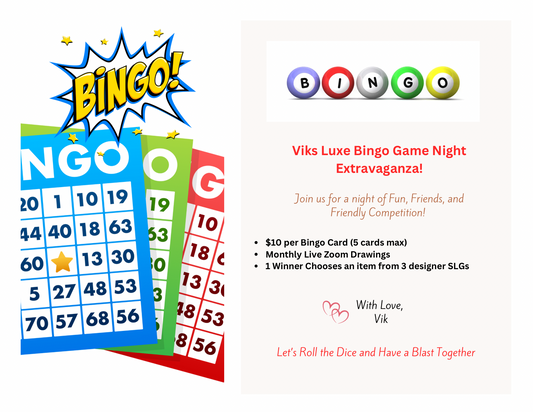Viks Luxe Bingo Game Night