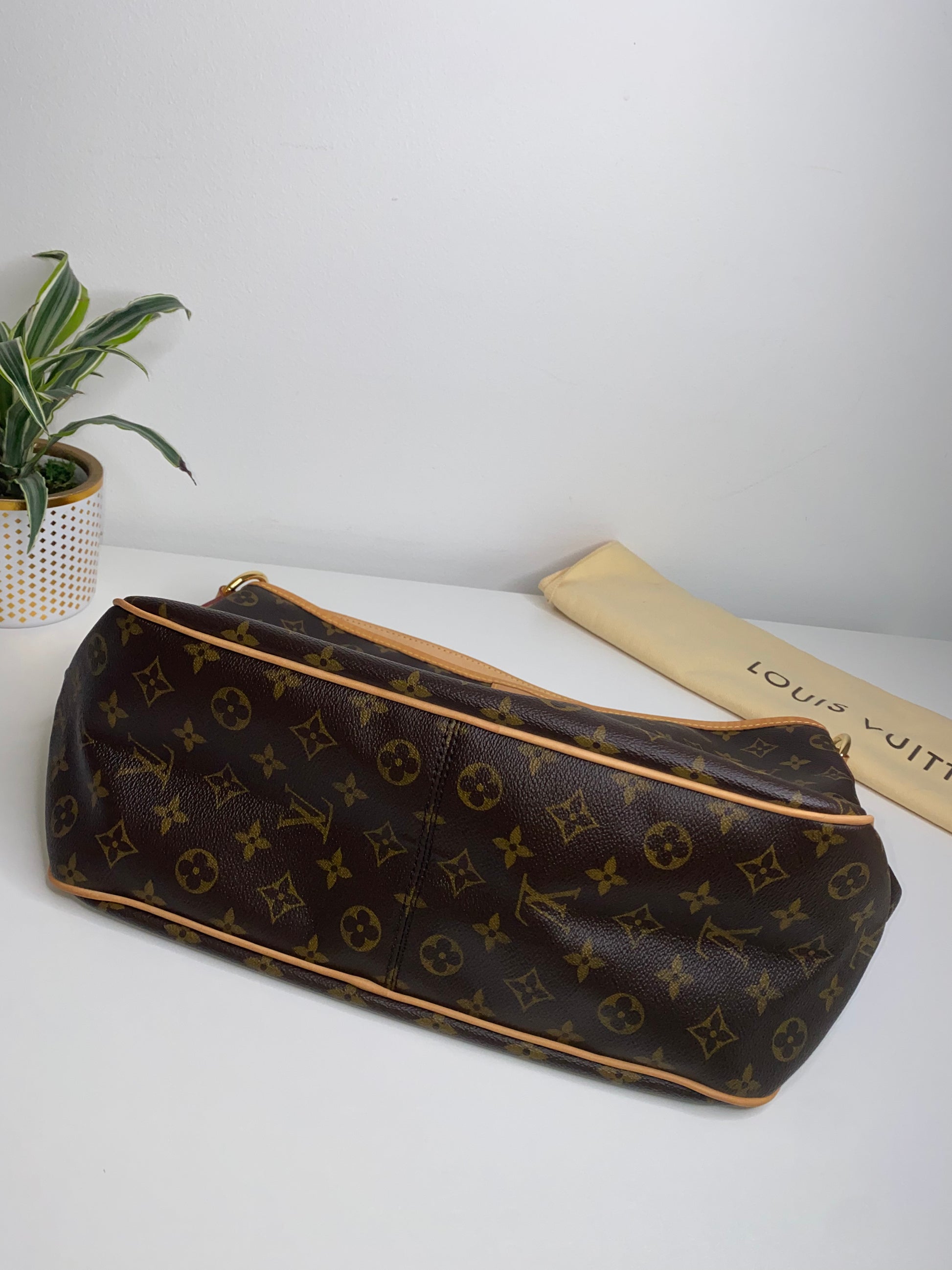 Louis Vuitton Brown Monogram Delightful PM Leather Cloth ref.122267 - Joli  Closet